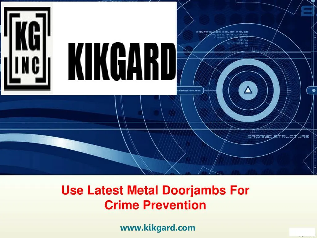 use latest metal doorjambs for crime prevention