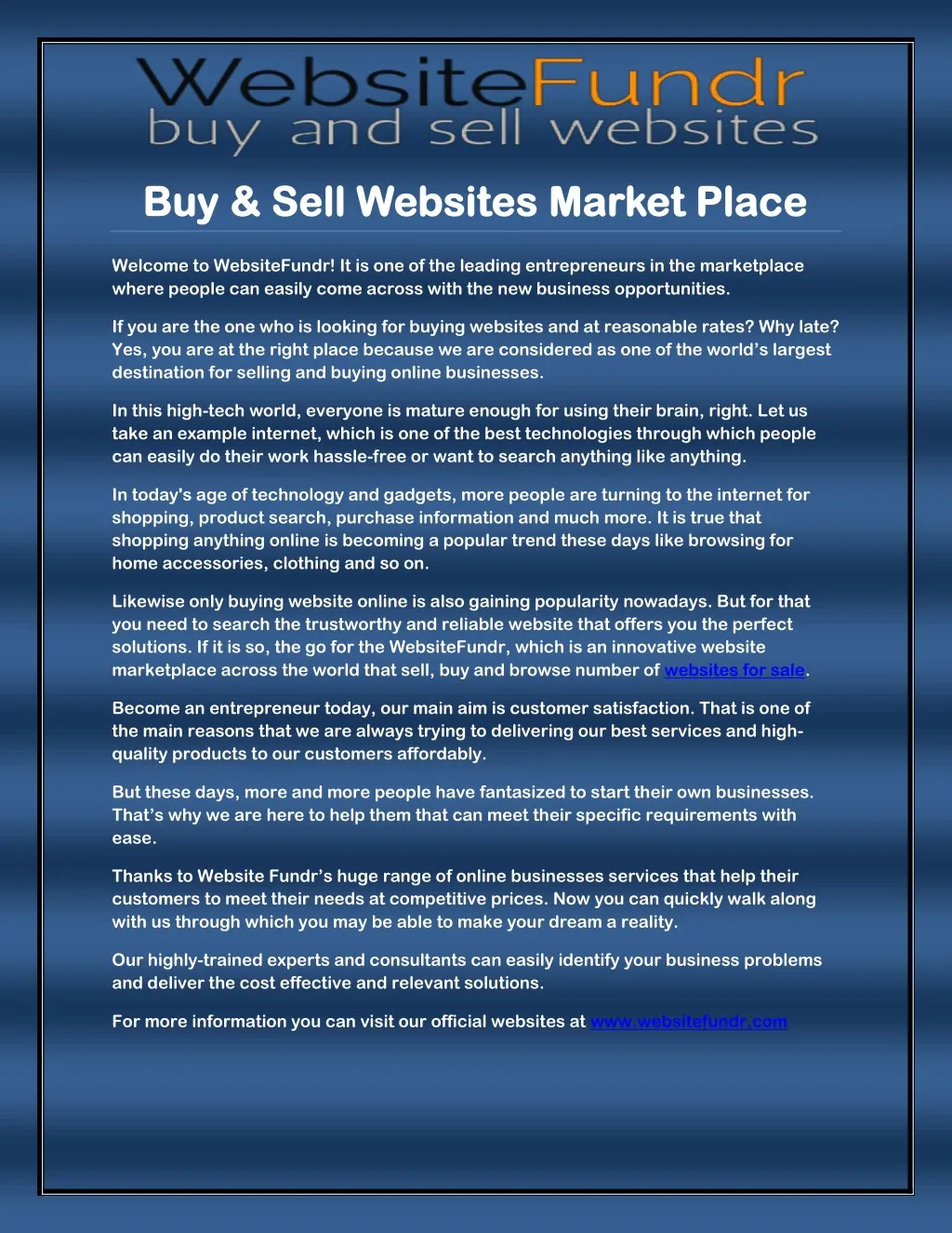 buy sell websites market place buy sell websites