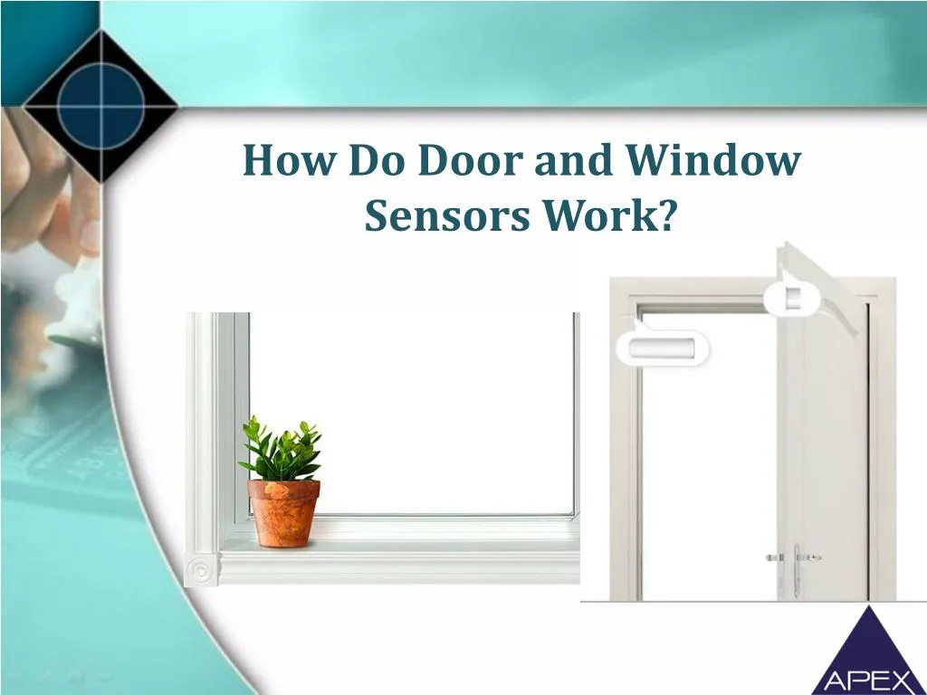 how do door and window sensors work