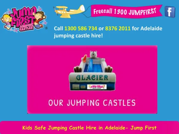 Kids Safe Jumping Castle Hire in Adelaide- Jump First