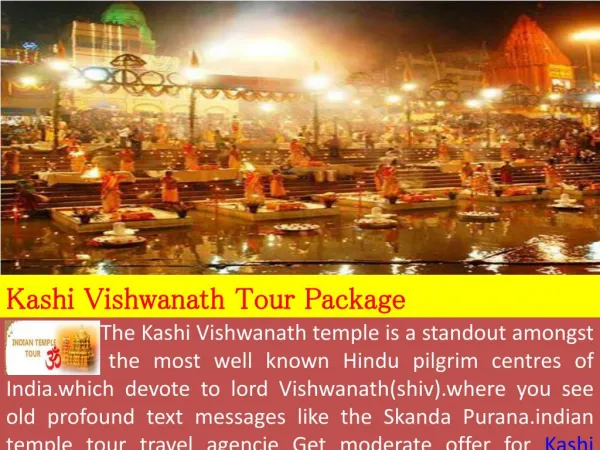Kashi Vishwanath Tour Package
