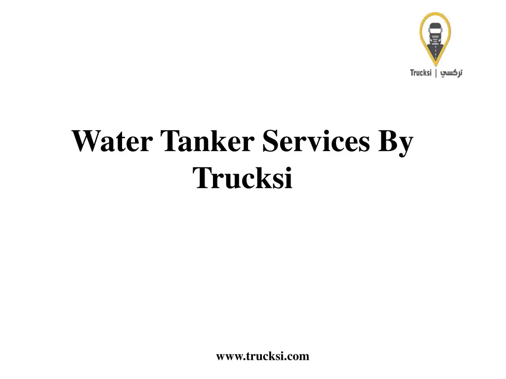water tanker services by trucksi