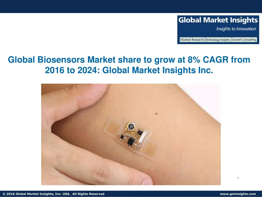 global biosensors market share to grow at 8 cagr