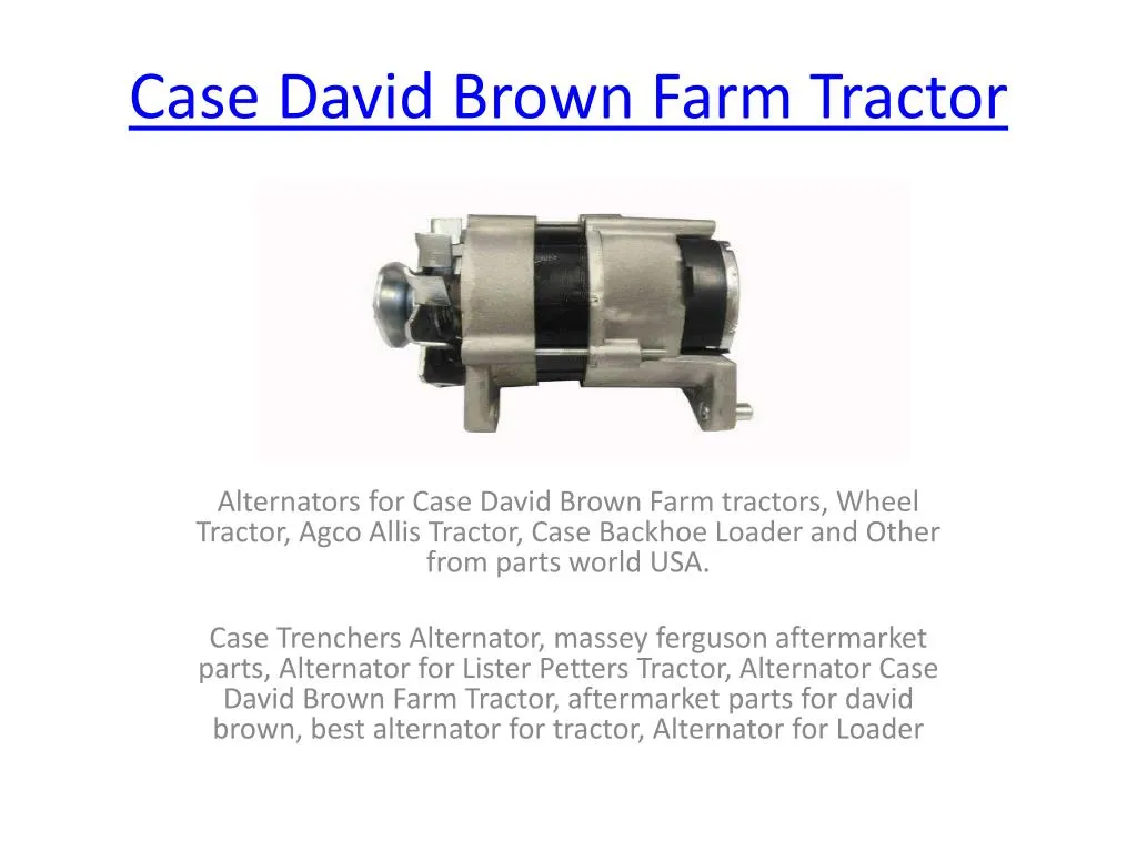 case david brown farm tractor