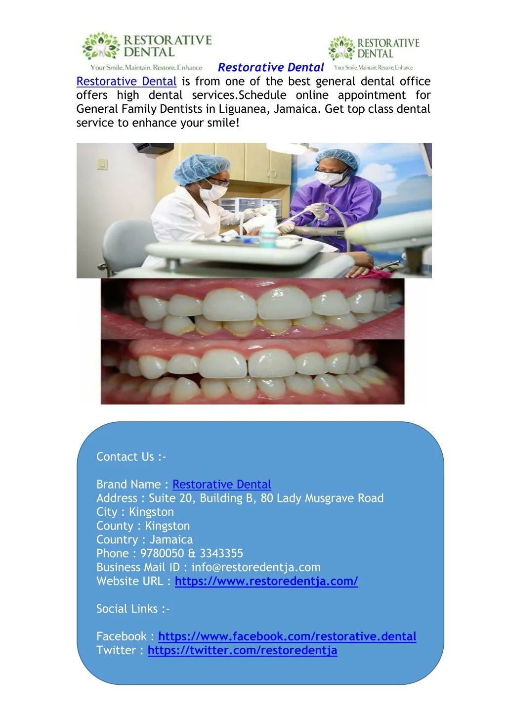 restorative dental