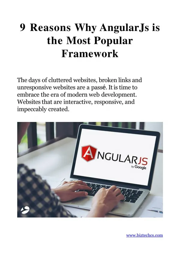 9 Reasons Why AngularJs is the Most Popular Framework