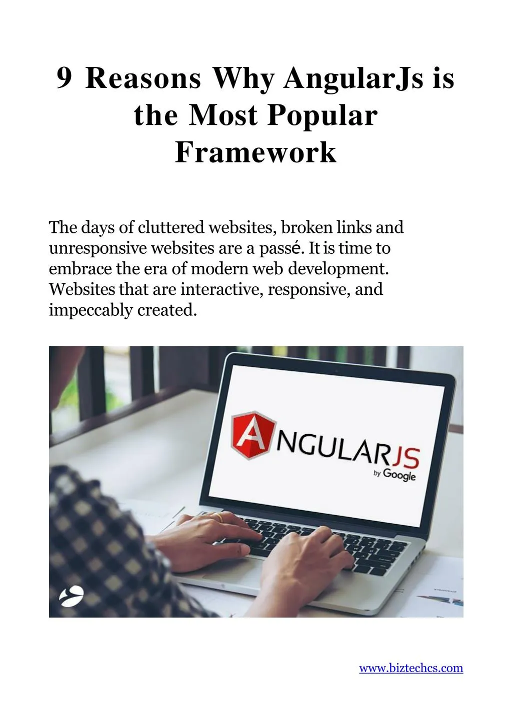 9 reasons why angularjs is the most popular framework