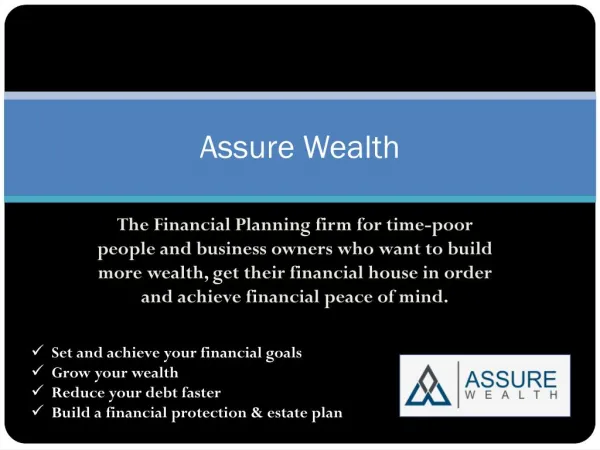 Sydney's Best Financial Advisers and Planner – Assure Wealth