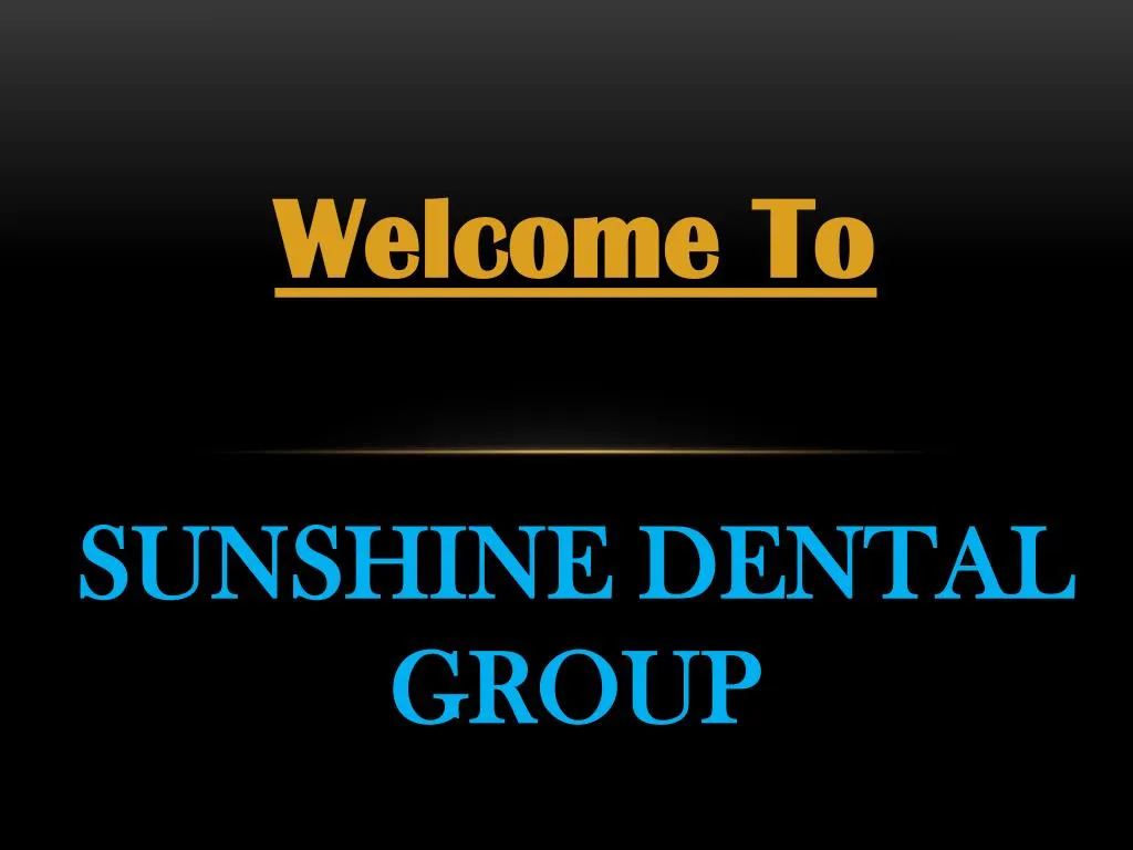sunshine dental group