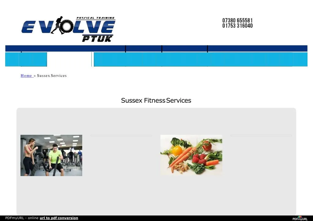 sussex fitness services