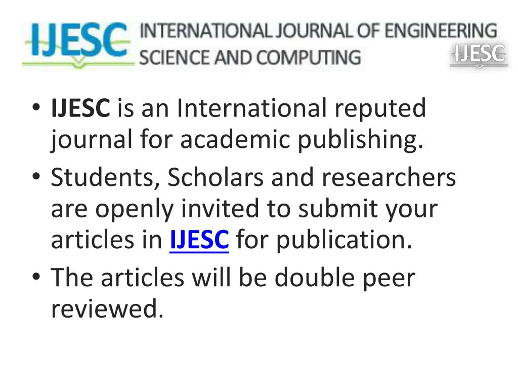 ijesc ijesc ijesc ijesc ijesc journal ijesc ijesc