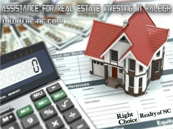 Assistance for Real Estate Investing in Raleigh