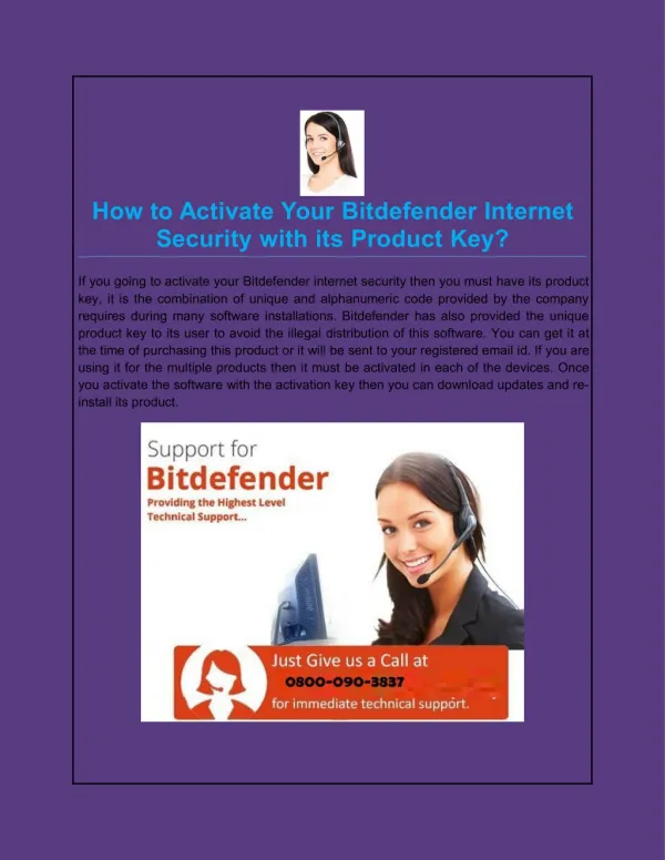 How to activate your bitdefender internet security with its product key?
