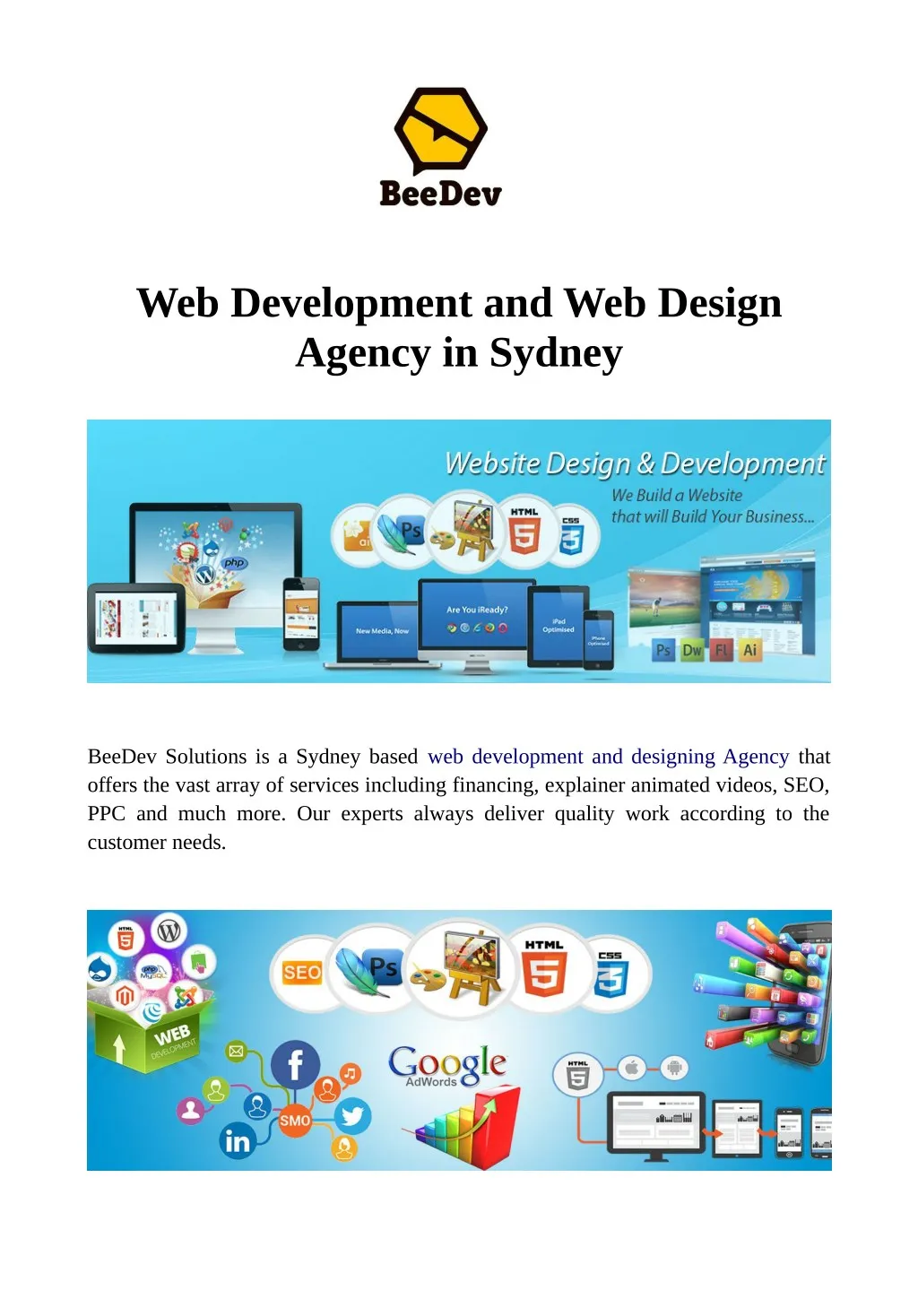 web development and web design agency in sydney