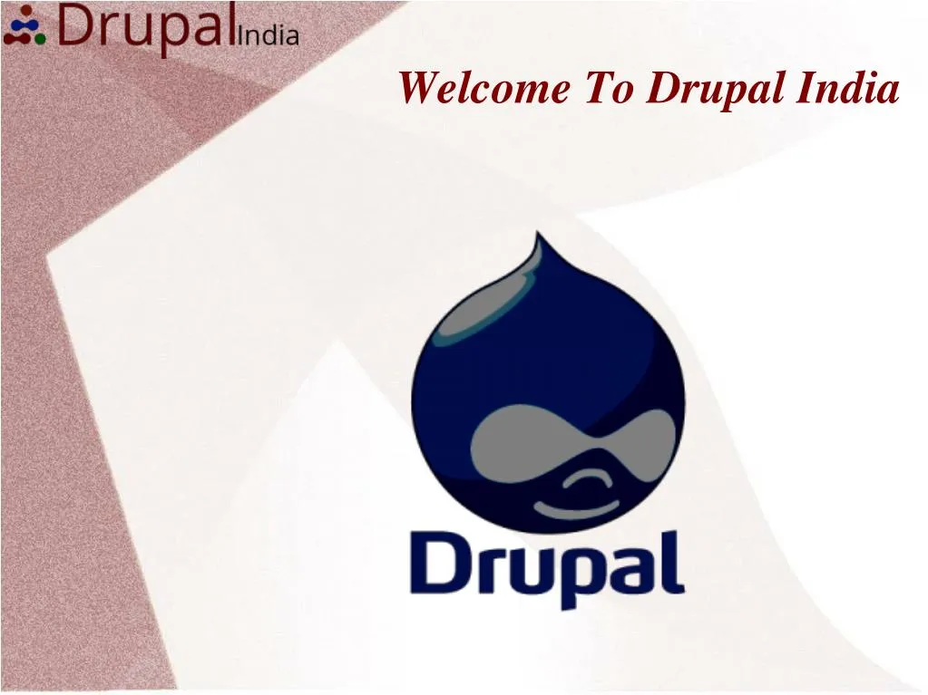 welcome to drupal india