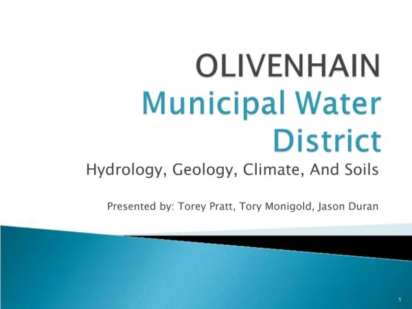 OLIVENHAIN Municipal Water District