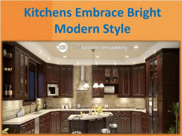 Kitchens Embrace Bright Modern Style