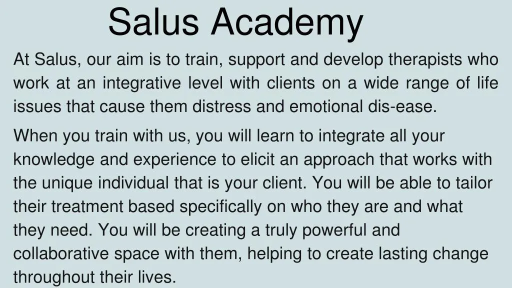 salus academy