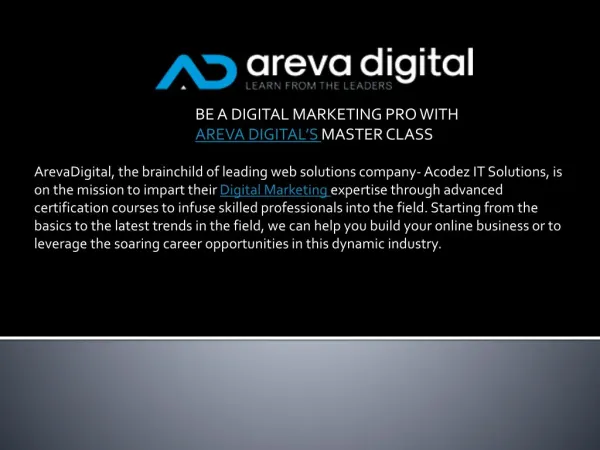 Areva digital