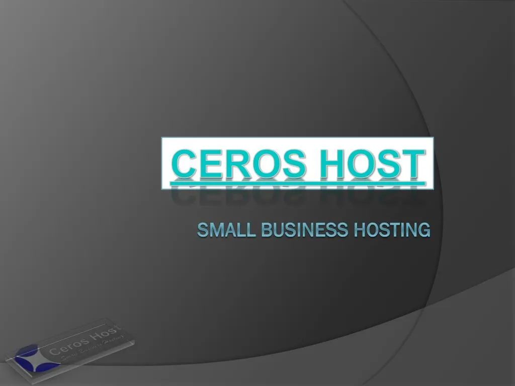small business hosting