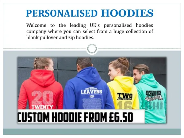 Buy Personalised Hoodies in UK