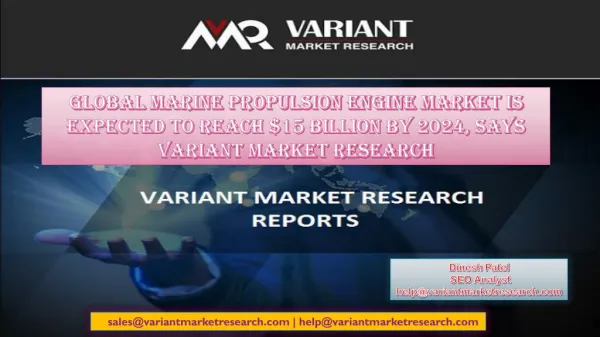 Marine propulsion engine market