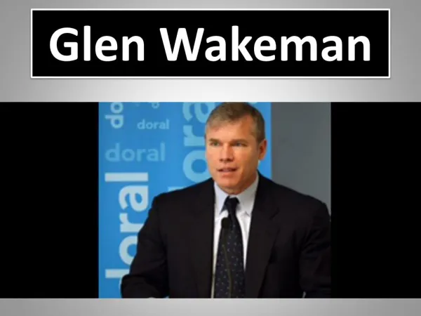 Glen Wakeman - Enhancing Performance