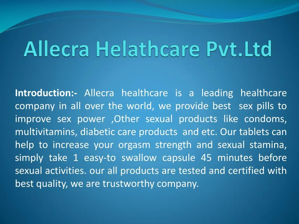 allecra helathcare pvt ltd