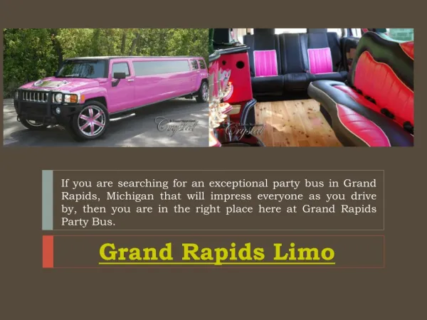 Grand Rapids Party Bus Rentals