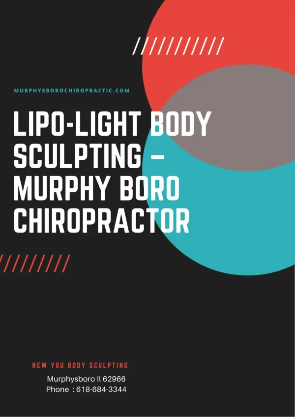 Lipo-Light Body Sculpting –Murphy Boro Chiropractor