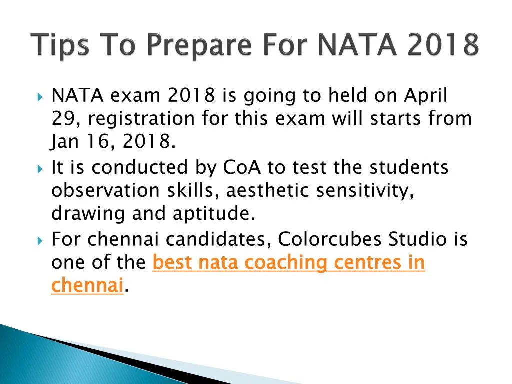 tips to prepare for nata 2018