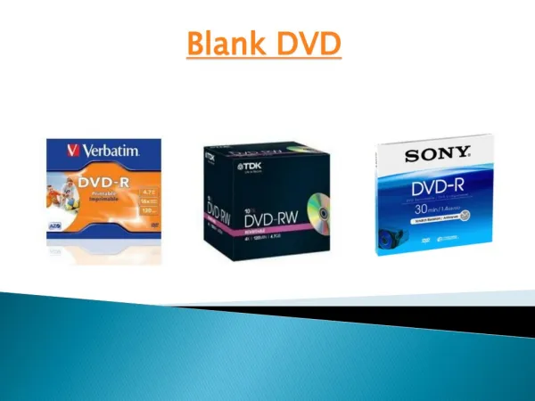 Buy Blank DVD Discs | Annova.biz