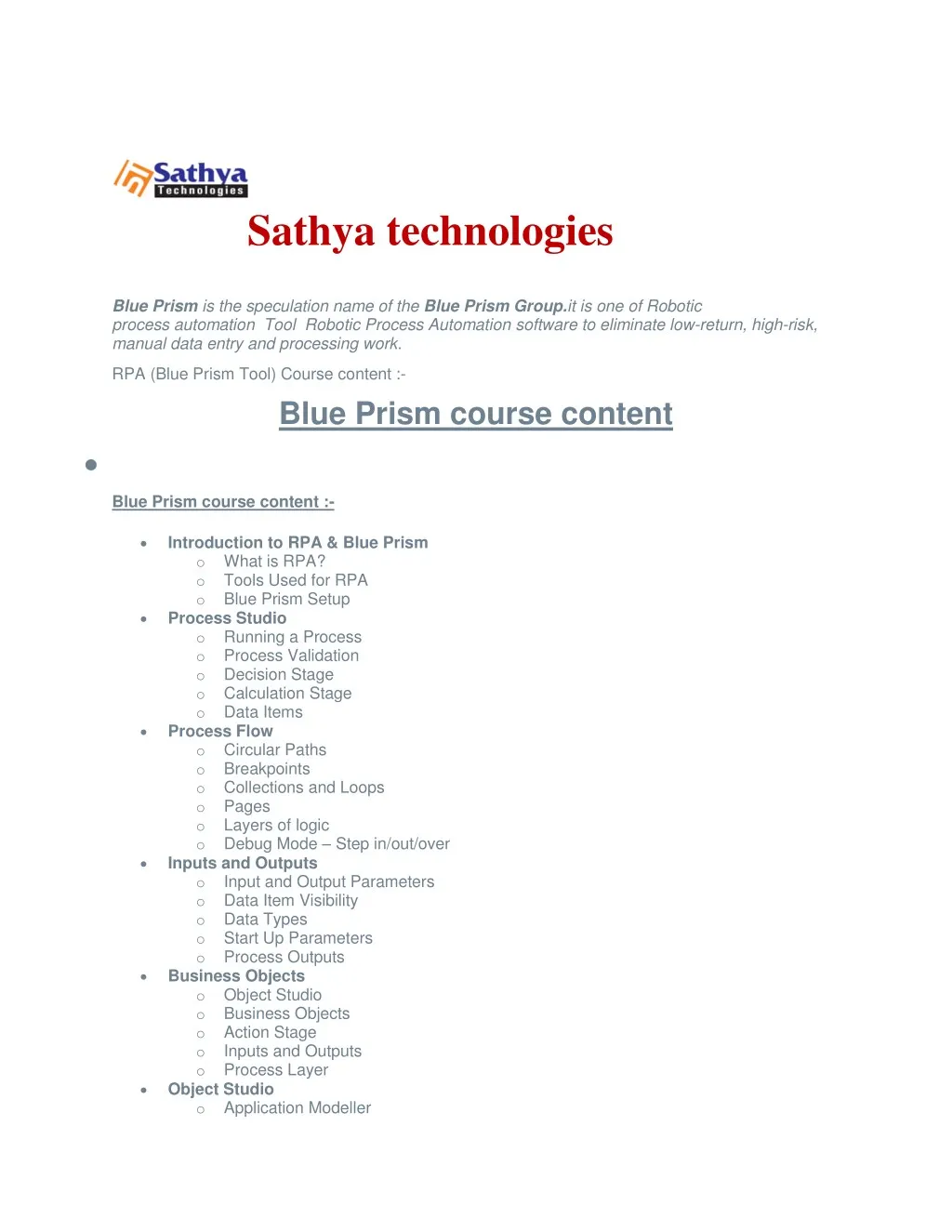 sathya technologies