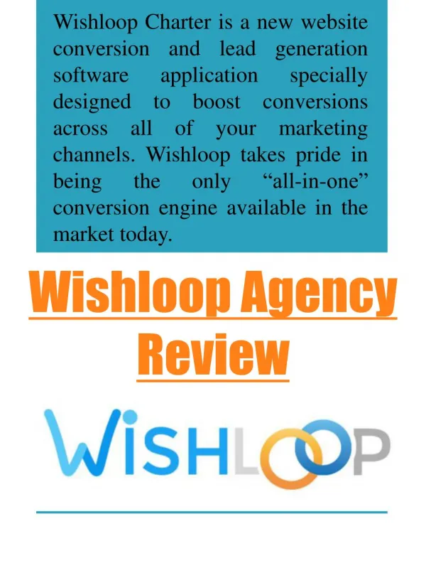 wishloop agency software