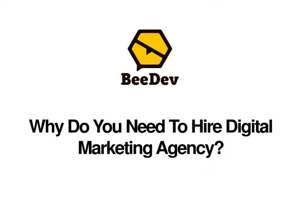 Why Do You Need To Hire Digital Marketing Agency?