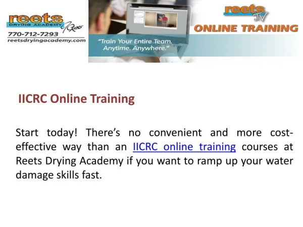 IICRC Online Classes