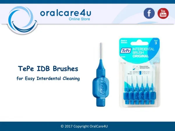 TePe IDB Brushes for Easy Interdental Cleaning