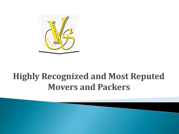 Highly Recognized and Most Reputed Movers and Packers Singapore