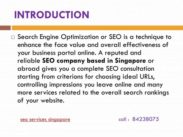 Best SEO Company in Singapore Rankings of Best SEO Services Agency Pricing.