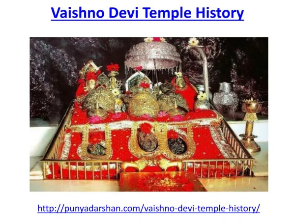 Find the best vaishno devi temple history
