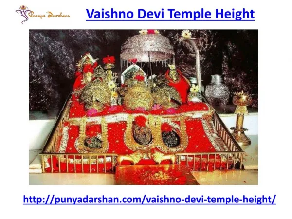 Information about vaishno devi temple height