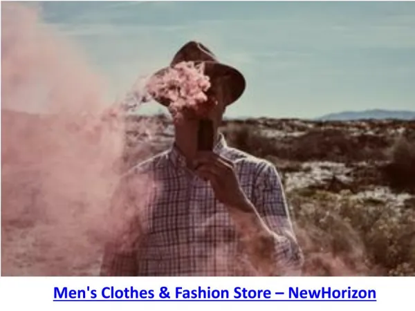 Men's Clothes & Fashion Store – NewHorizon