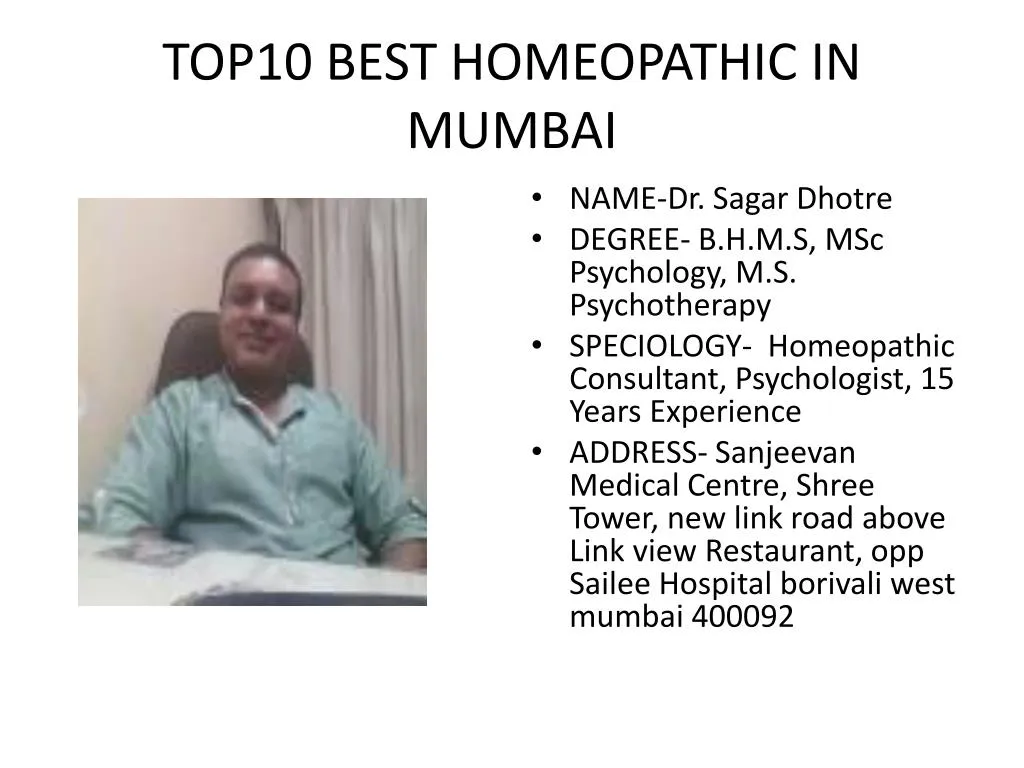 top10 best homeopathic in mumbai