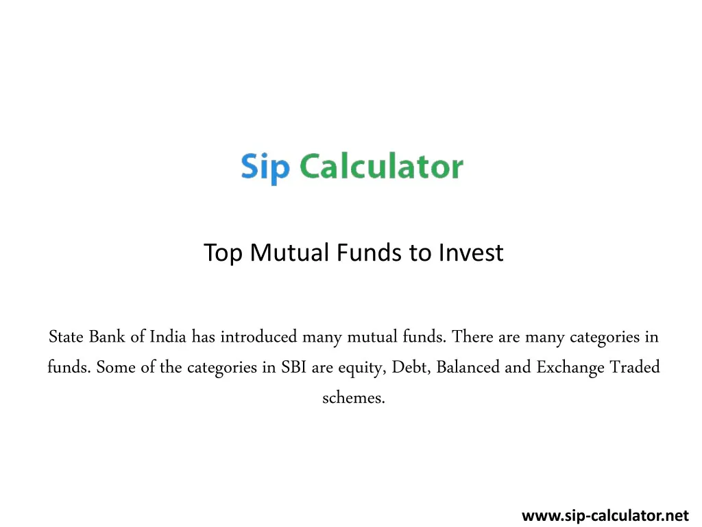 top mutual funds to invest