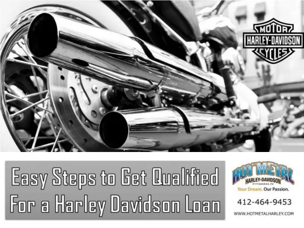Easy Steps To Get Qualified For A Harley Davidson Loan