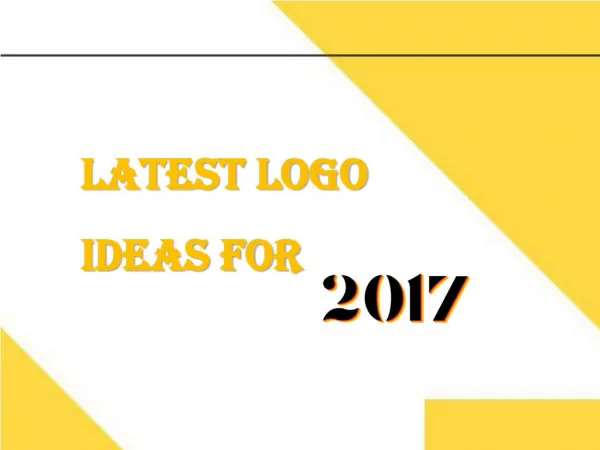 Latest Logo Ideas For 2017