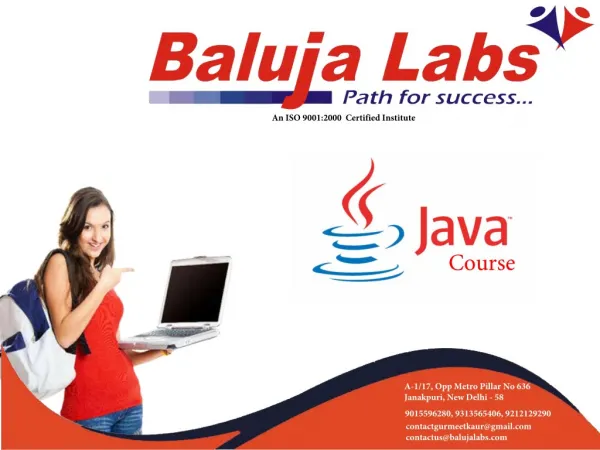 Java training in janak puri , New Delhi