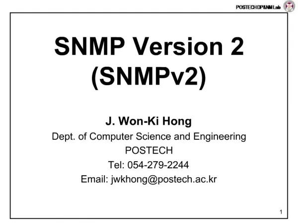 SNMP Version 2 SNMPv2