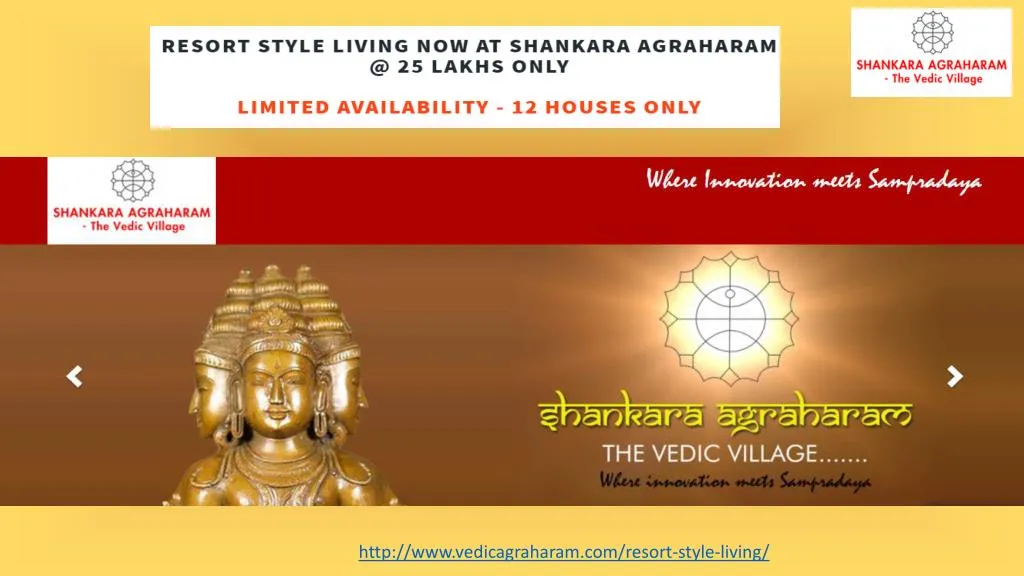 http www vedicagraharam com resort style living