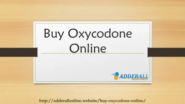 Where to buy oxycodone online